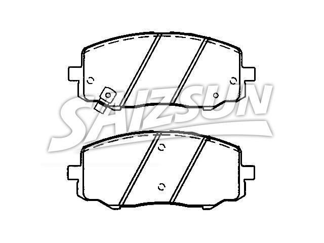 тормозная кладка Brake Pad Set:58101-0XA00