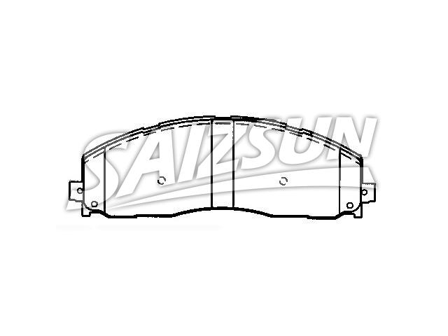 тормозная кладка Brake Pad Set:DC3Z-2001-A