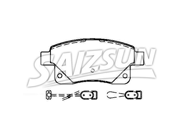 тормозная кладка Brake Pad Set:1554524