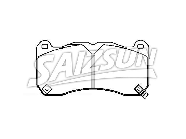 тормозная кладка Brake Pad Set:DR3Z-2001-BB