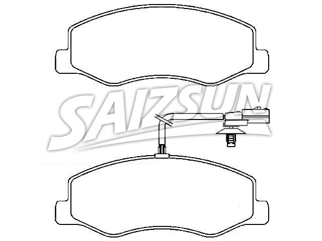 тормозная кладка Brake Pad Set:95507110