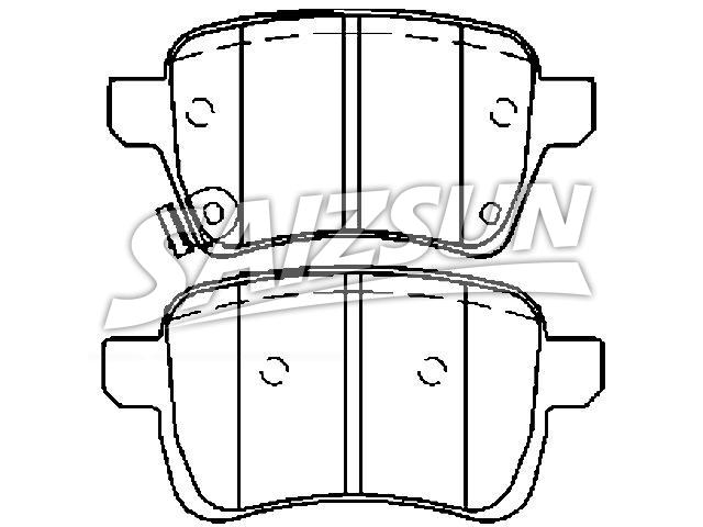 тормозная кладка Brake Pad Set:68211493AA
