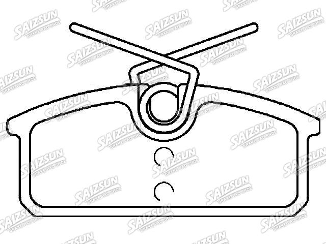 тормозная кладка Brake Pad Set:44060-8195R