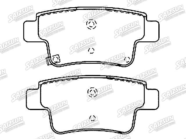 тормозная кладка Brake Pad Set:8835007AAF0000