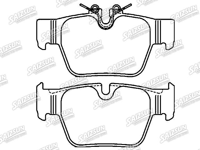 тормозная кладка Brake Pad Set:34 20 6 885 600