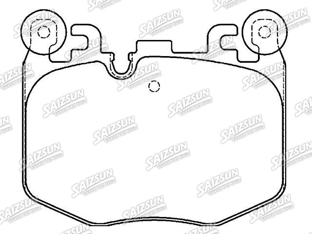 тормозная кладка Brake Pad Set:34 10 8 842 387