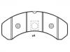 тормозная кладка Brake Pad Set:8 284 000 224