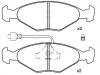 тормозная кладка Brake Pad Set:4248.90