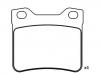 тормозная кладка Brake Pad Set:4251.30