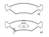 тормозная кладка Brake Pad Set:0K2A2-33-23Z