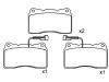 тормозная кладка Brake Pad Set:9 948 030