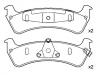 тормозная кладка Brake Pad Set:2L2Z-2200-BA