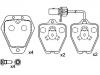 тормозная кладка Brake Pad Set:4B0 698 151 C