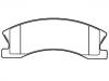 тормозная кладка Brake Pad Set:5093183AA