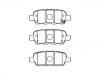 тормозная кладка Brake Pad Set:D4060-JA00A