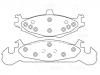 тормозная кладка Brake Pad Set:D219-7133A