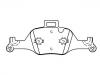 тормозная кладка Brake Pad Set:31 11 6 883 470