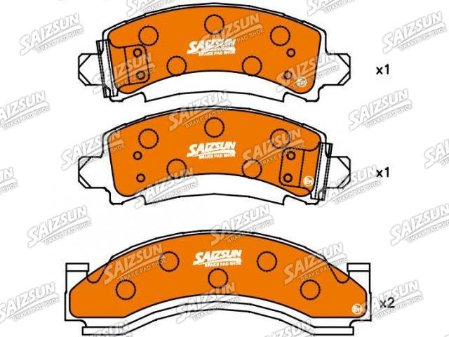 тормозная кладка Brake Pad Set:15649295