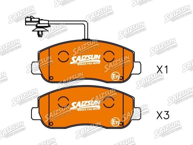 тормозная кладка Brake Pad Set:93167551