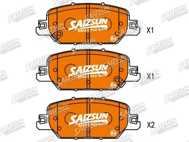 тормозная кладка Brake Pad Set:45022-TLA-A01