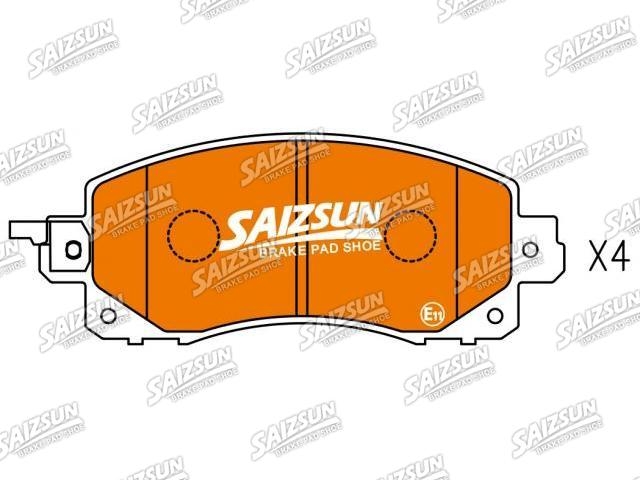 тормозная кладка Brake Pad Set:26296-FL030