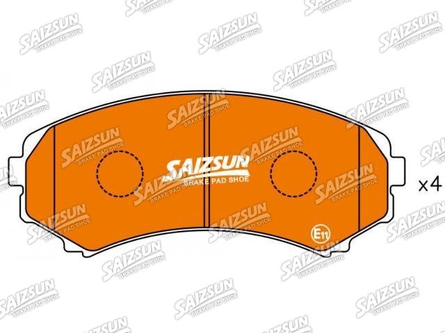 тормозная кладка Brake Pad Set:4605A041